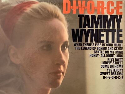 Tammy Wynette D-I-V-O-R-C-E 1968 vinyl LP Epic+bonus CD TESTED