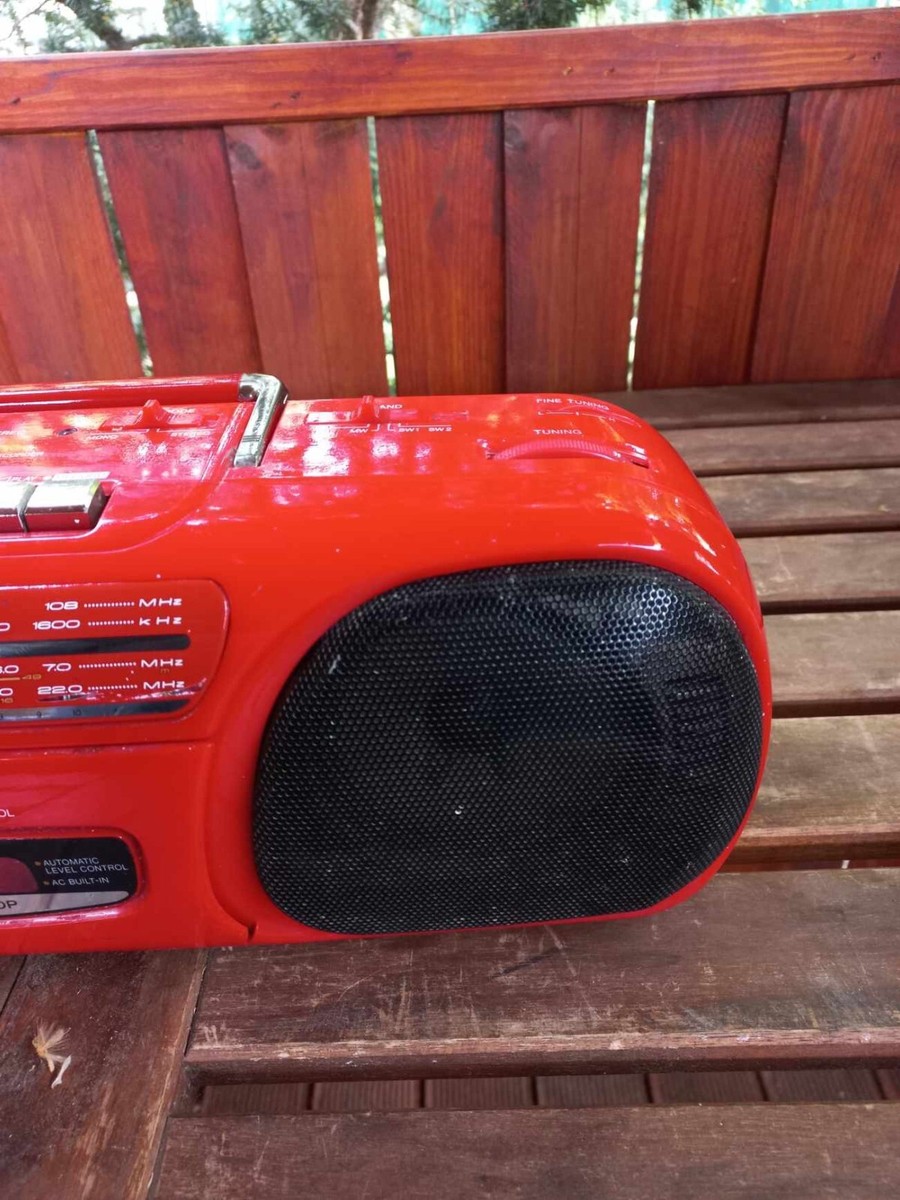 Vintage Japanese Panasonic RX FS 430 boombox in rare RED color | eBay