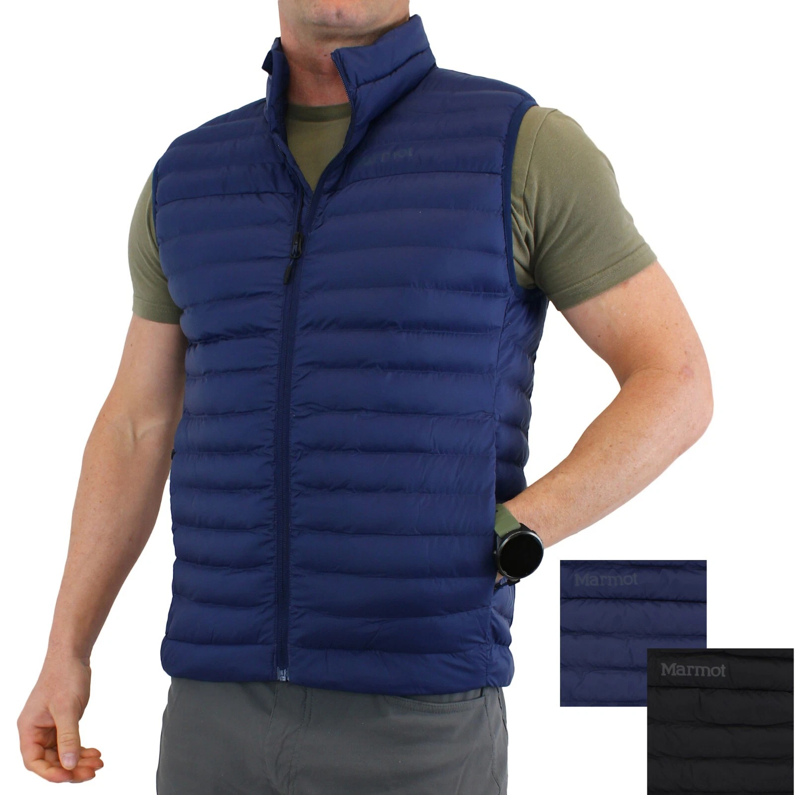 Men's Marmot Echo Vest Featherless Puffer Insulated Shell Zippered Pockets $150
Opens in a new windo