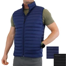 Men's Marmot Echo Vest Featherless Puffer Insulated Shell Zippered Pockets $150