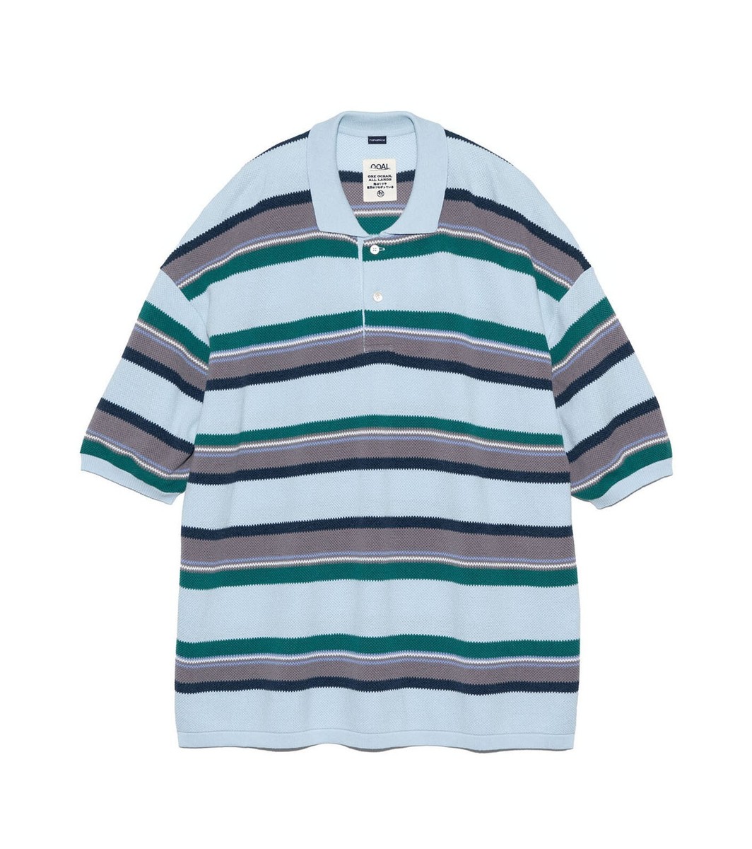 美品 NANAMICA Strip POLO SWEATER 2 s-l1200.jpg