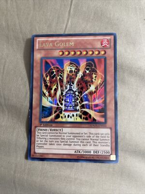 Yu-Gi-Oh! TCG Lava Golem Marik SDMA-EN014 1st Edition Ultra Rare LP