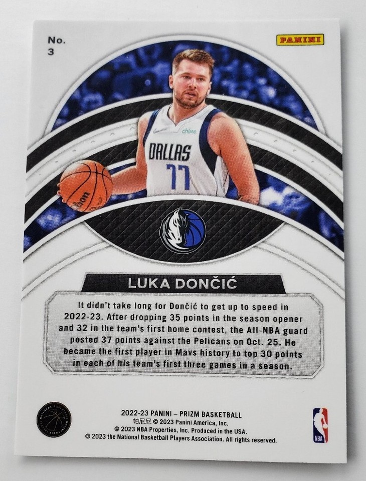 Carte Luka Doncic Prizm Case Hit 2024-25 - Dallas Mavericks - Near Mint