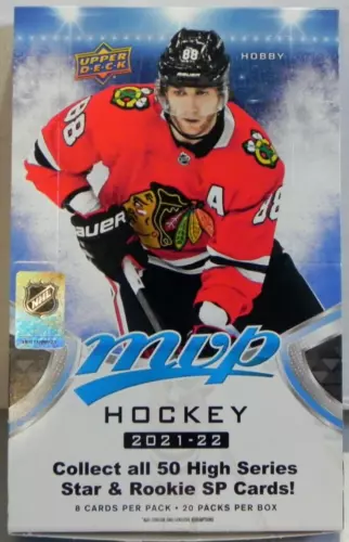 2021-22 21/22 Upper Deck MVP EMPTY Hobby Box Patrick Kane Chicago Blackhawks