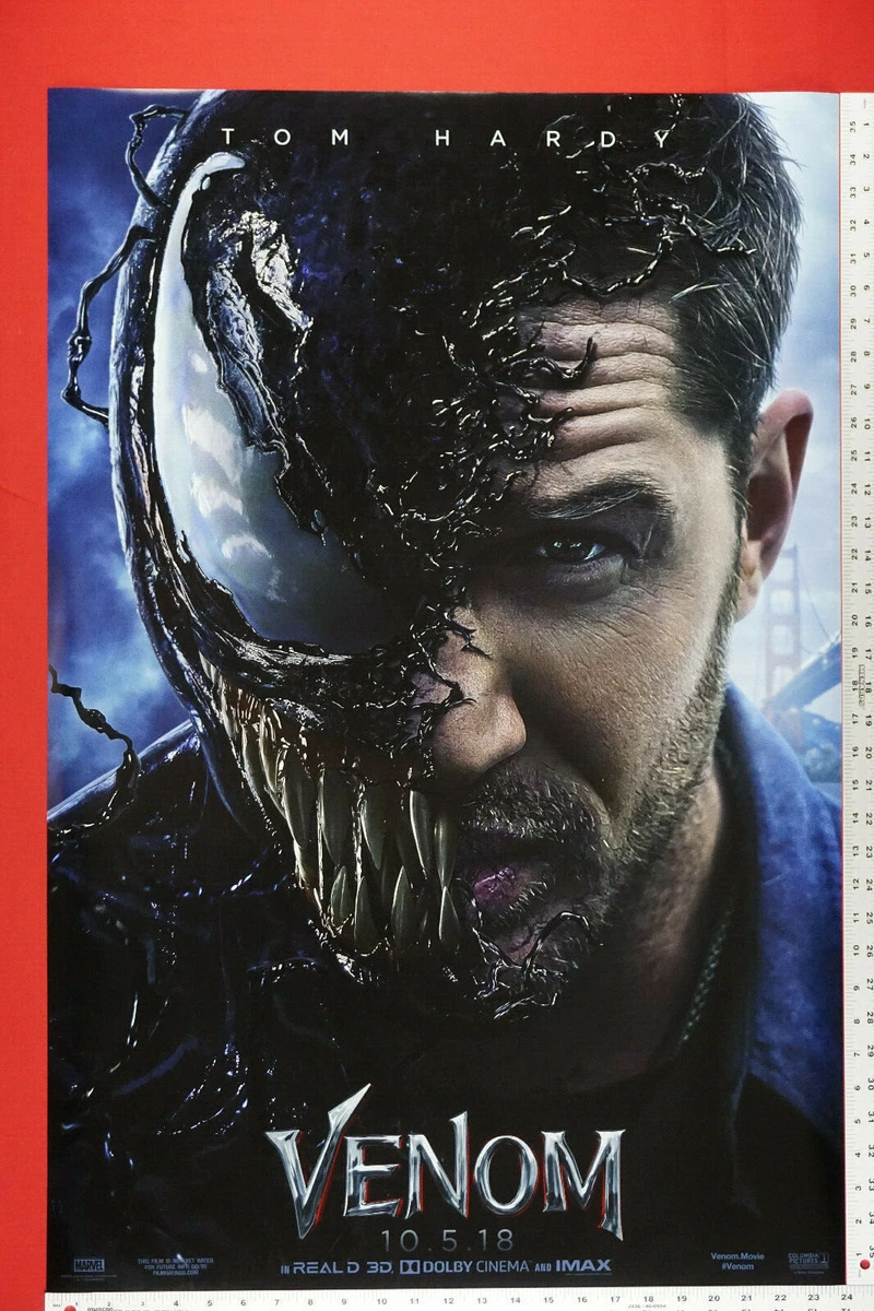 Marvel Venom Tom Hardy Movie Picture Poster 24X36 NEW VENM | eBay