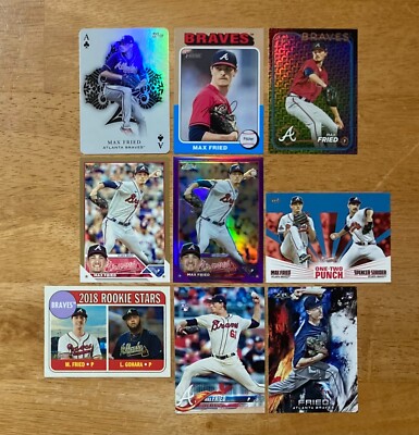 MAX FRIED 10 cards- 3 rookies- parallels and inserts- FREE SHIPPING NY Yankees