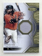Brandon Crawford 2023 Topps Tier One Relics B /400 #T1R-BC MLB Giants Relic Card