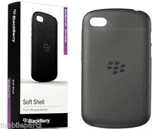 Genuine BlackBerry Black Soft Shell Case Cover for Q10 - ACC-50724-201