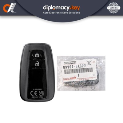 Toyota Land Cruiser Prado 2020 Genuine Smart Key 2 Buttons 433MHz