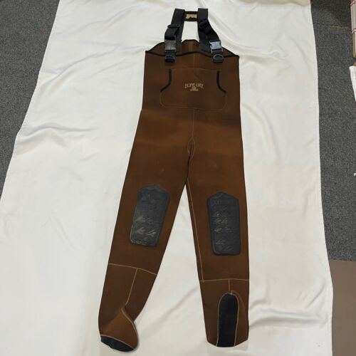 Redhead Bone Dry Fishing Waders Mens Medium Brown Overalls Bib Hunting Outdoor - Picture 12 of 12