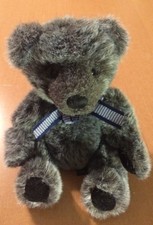 Russ Dark Gray Bear Named Winslow 6"