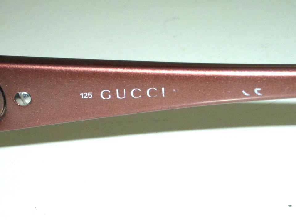 GUCCI ITALY GG 2812 54[]16-125 LENTES TONO GRIS AZULADO ELEGANTES GAFAS DE SOL con FUNDA Foto 4 de 4