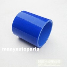 3 76mm Id Blue Silicone Straight Joiner Coupler Coupling Hose Pipe 3 76mm