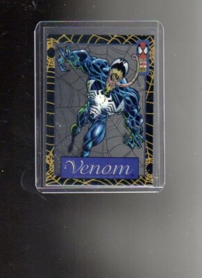 1994 Fleer Marvel Spider-Man suspended Animation Venom card 4 of