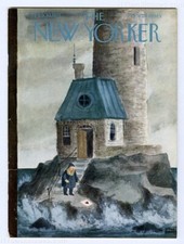 New Yorker magazine February 10 1951 Charles Addams lighthouse Hildegarde Dolson