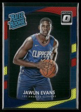 Jawun Evans 2017-18 Panini Donruss Optic #162 RC Red and Yellow