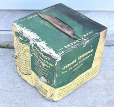 RARE Vintage NOS Sealed Box of 4 John Deere Tractor Oil Filter Elements AR28110R