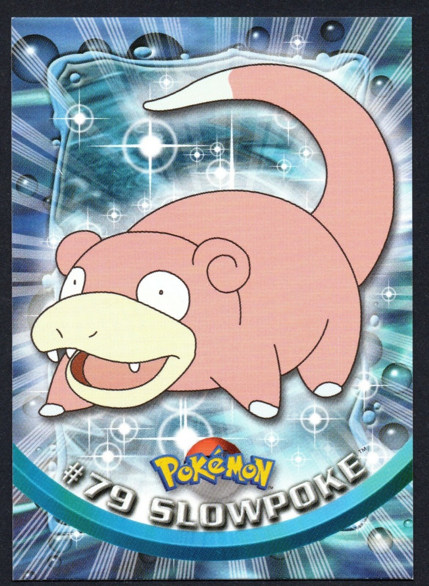 SLOWPOKE CARD #79 POKEMON TRADING CARD COLLECTION TOPPS 1999-2000