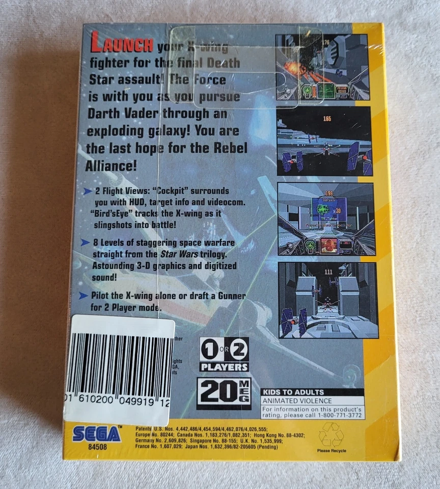 STAR WARS ARCADE SEGA 32X NEW SEALED - Image 2 of 4