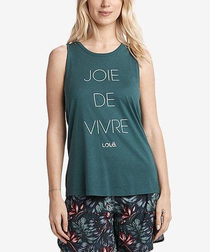 MSRP $39 Lol Fiji Island Mojave Drape-Back Tank Size Medium