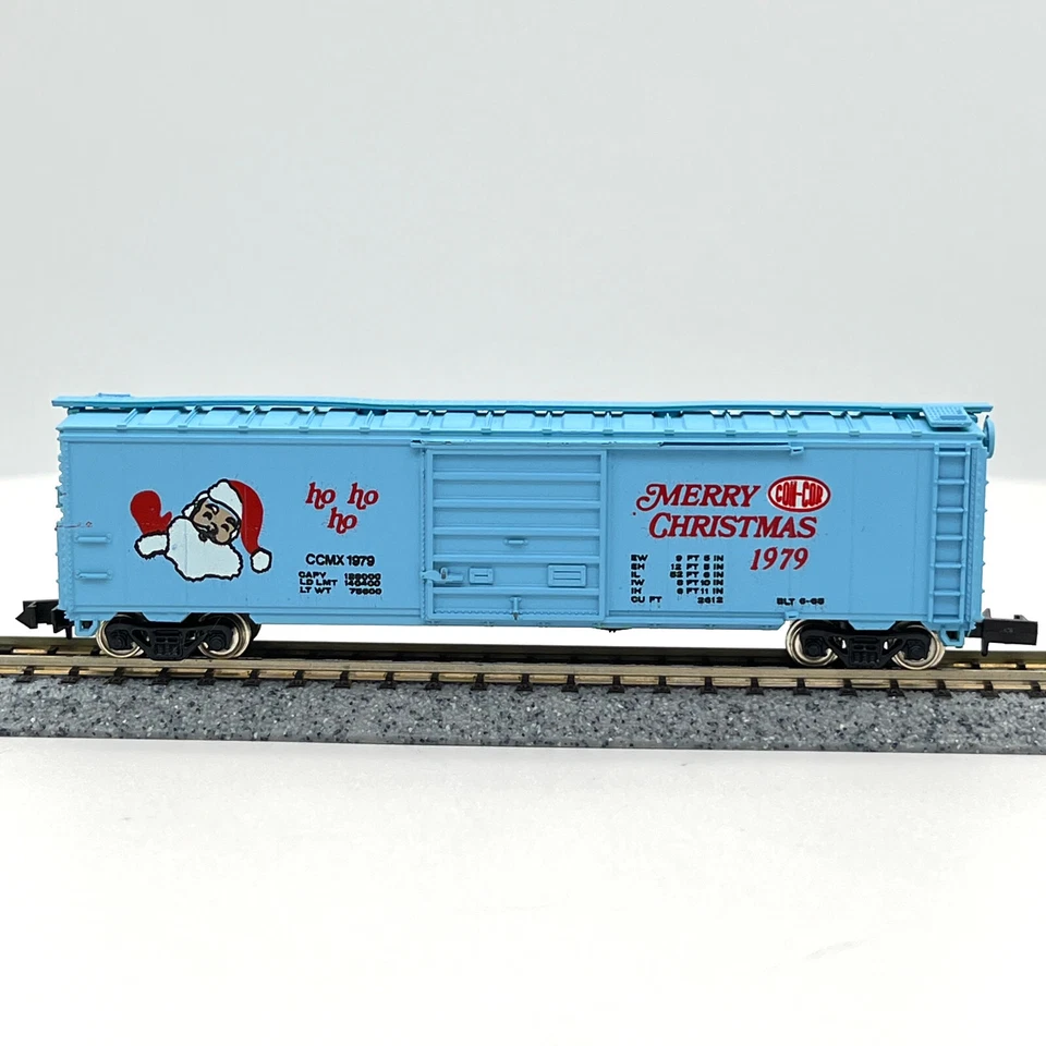 Con-Cor ON79XM Merry Christmas 50 ft Holiday Boxcar CCMX 1979 N Scale - Image 3 of 4