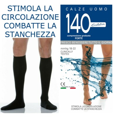 Calzini Da Lavoro Calza Uomo Cotone 70 Denari Blu Taglia S/M
