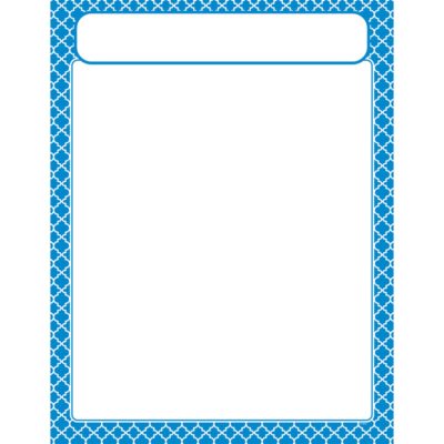 Moroccan Blue Learning Chart Trend Enterprises Inc. T-38602