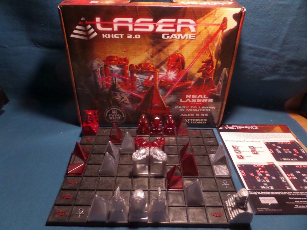 Jogo de tabuleiro, semelhante ao xadrez, Laser Khet 2.0