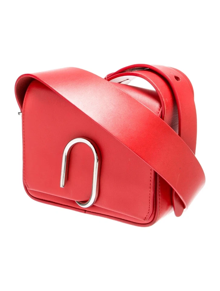 Bolso Bandolera 3.1 Phillip Lim Cuero Rojo ~ $475 Nuevo Foto 3 de 4
