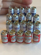 5PC Dollhouse 1:6 metal Miniature Beer can wine wine party bar Drink coke soda