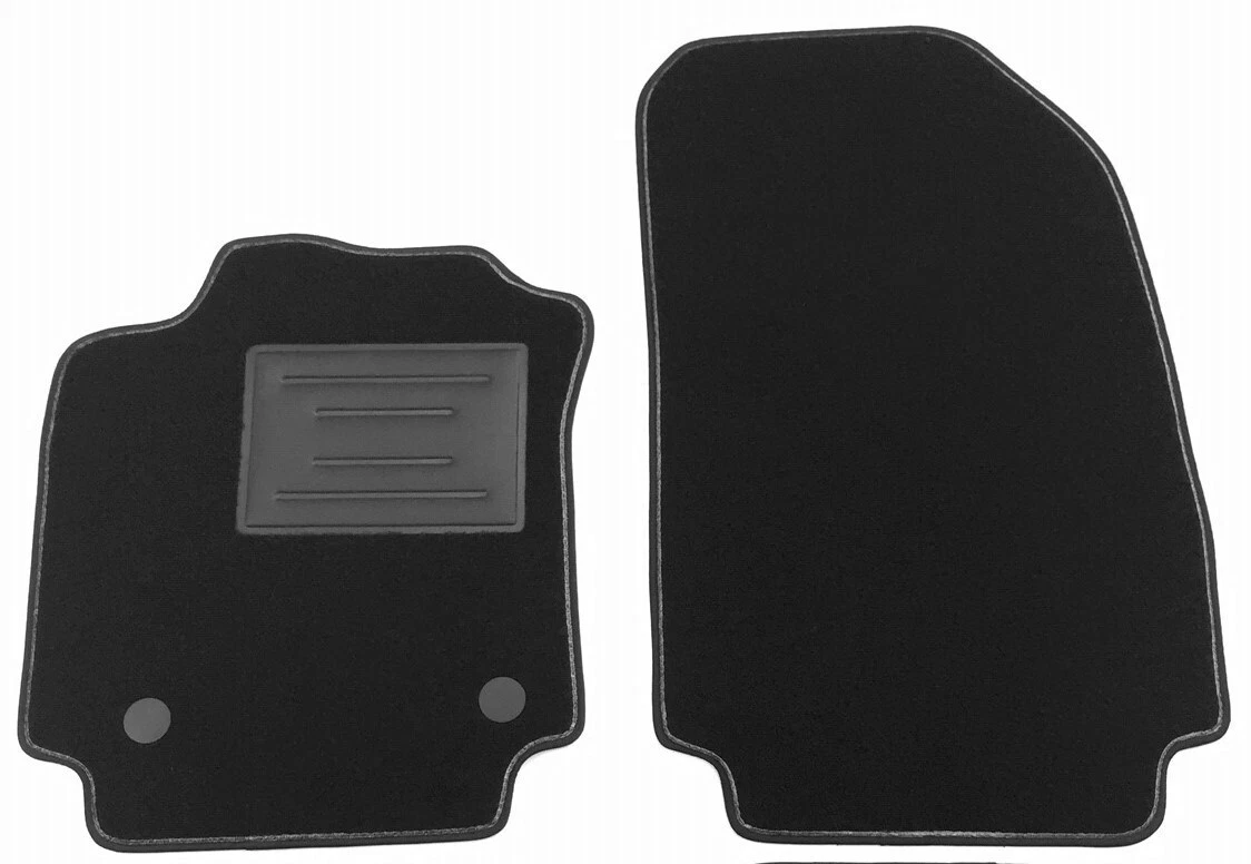 DBS - Tappetini auto - Personalizzati per Clio 4 - Con clip - Tappetini auto antiscivolo - 4 pezzi