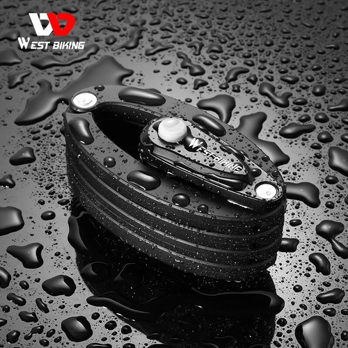 WEST BIKING Bike Folding Lock 4 Digit Password Anti-Theft Bicycle Chain Lock - 第 5/16 張圖片
