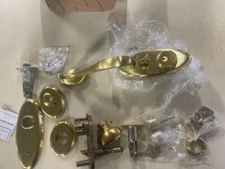 Baldwin 853450442ENT Estate Landon Single Cylinder Satin Brass