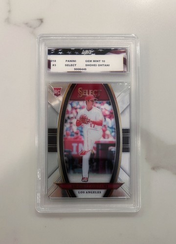  2018 Rookie Panini Select Shohei Ohtani Gem Mint 10 Condition No. 3