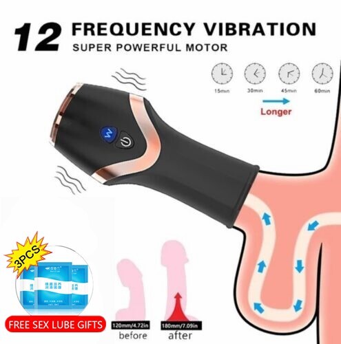 Hands-Free Automatic Male Masturbator Stroker Pocket Pussy Sex Toy for Men