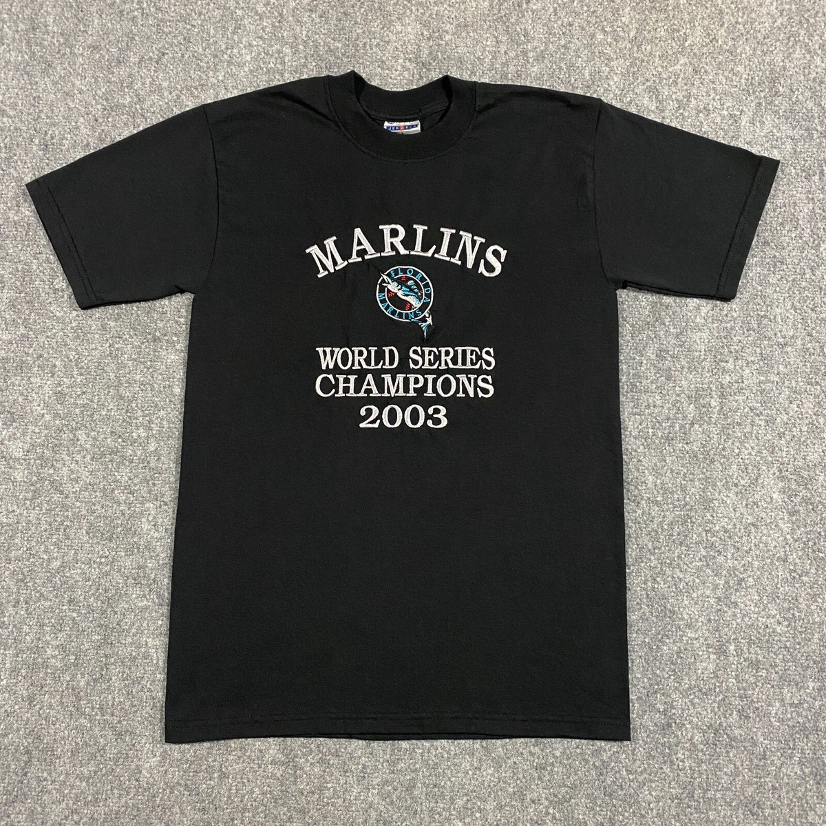 VINTAGE Florida Marlins 2003 World Series Champions Miguel Cabrera Shirt  Small