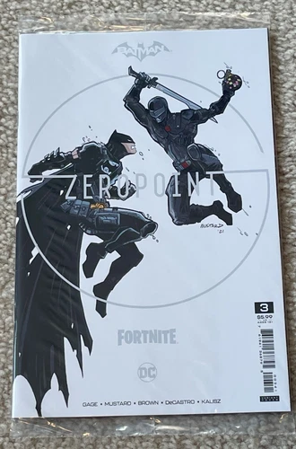 BATMAN FORTNITE ZERO POINT 3 PREMIUM VARIANT-C SNAKE-EYES G.I. JOE SEALED CODE