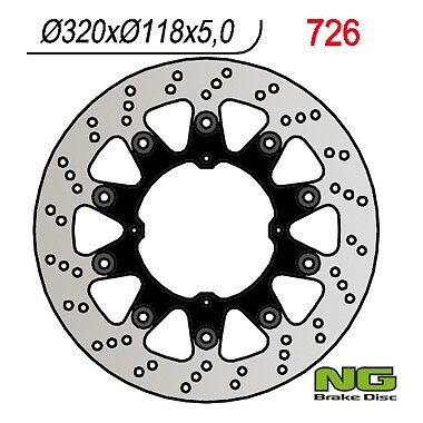 Disque de frein moto Honda XR 400 650 Taricks pour virées Supermoto