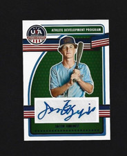 2023 Panini Stars & Stripes Jacob Jimenez Auto Blue Foil Parallel