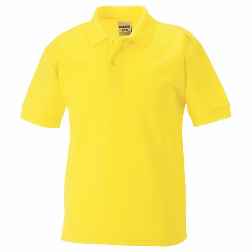 Unisex Kids Light Polo Shirts Plain Polo T Shirt Boys Girls Polo School Uniform - Picture 7 of 8