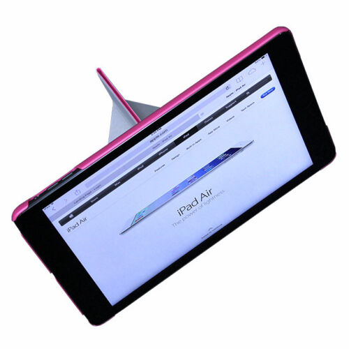 Apple iPad Air iPad 5 ROSA PU Leder Folio Ständer ultradünne Abdeckung Etui - Bild 3 von 7