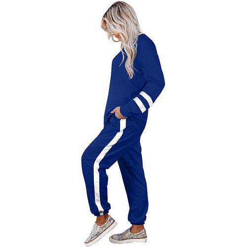 Women Jogging Tracksuit Set Sports Gym Hoodie Sweat Suit Apparel Pants Outfits - Picture 15 of 36