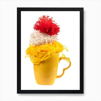 Styropor Tasse Kunstdruck gerahmt Wandbild Poster Leinwanddruck Bild