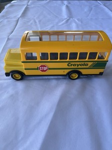 1993 Crayola Color Express School Bus Crayon Holder