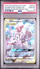 2019 POKEMON SM BLACK STAR PROMO #SM191 FULL ART/MEWTWO & MEW GX PSA 10
