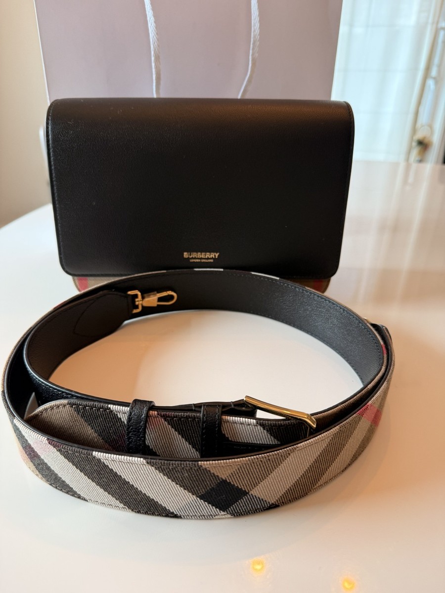 Burberry Mackford Check and Crossbody Bag | eBay