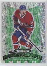 2017 Upper Deck Parkhurst Prominent Prospects Green 206/399 Nikita Scherbak 5km