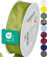 Premium Gift Ribbon With Wired Edge - 25 mm Width, 25 m Length - Oeko-Tex 100...
