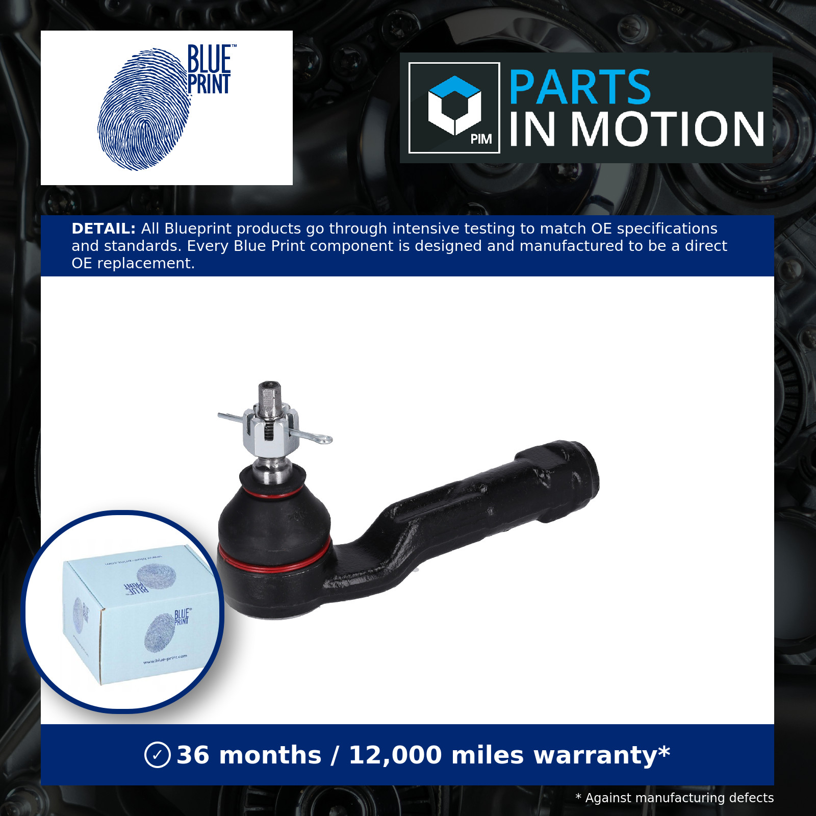 Tie / Track Rod End Right ADBP870074 Blue Print Joint 56825F2000 56825J7000 New