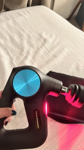 Therabody Theragun PRO Plus Handheld Battery Massage Gun Heat/Vibration 7 Heads